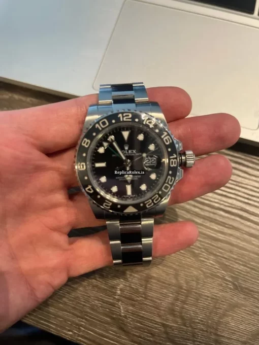 Lovely Fake Rolex Gmt-master II 116710ln Caliber 3186 Automatic Movement 40mm Steel Case Mens/unisex Watch - Image 5
