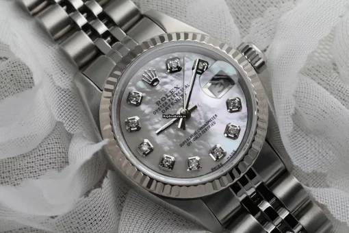 Quality Replica Rolex Lady-datejust 69174 Automatic Movement 26mm Steel Case Womens Watch - Image 2