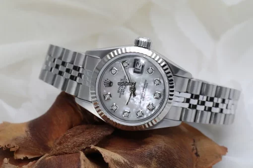 Quality Replica Rolex Lady-datejust 69174 Automatic Movement 26mm Steel Case Womens Watch - Image 4