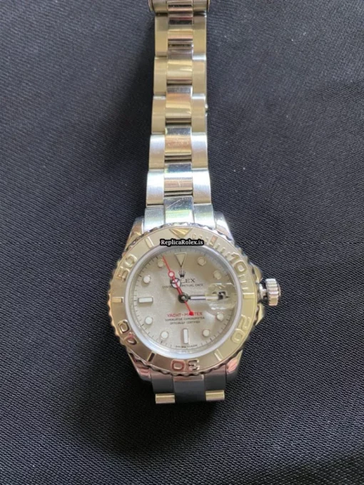 Superior Replica Rolex Yacht-master 169622 Caliber 2235 Automatic Movement 29mm Steel Case Womens Watch - Image 11
