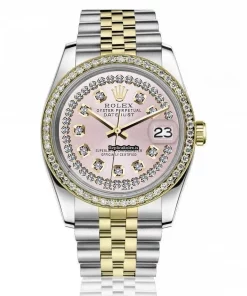 Wonderful Replica Rolex Lady-datejust 69173 Automatic Movement 26mm Gold/steel Case Womens Watch