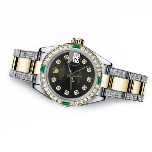 Great Imitation Rolex Datejust 16013 Automatic Movement 36mm Gold/steel Case Mens/unisex Watch - Image 2