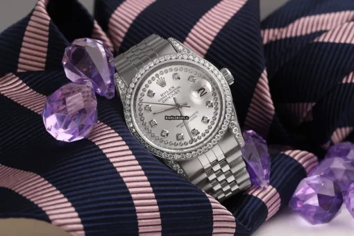 Inexpensive Fake Rolex Datejust 16014 Automatic Movement 36mm Steel Case Mens/unisex Watch - Image 4