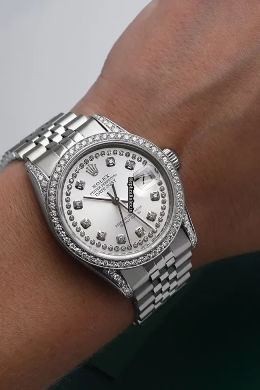 Inexpensive Fake Rolex Datejust 16014 Automatic Movement 36mm Steel Case Mens/unisex Watch - Image 7
