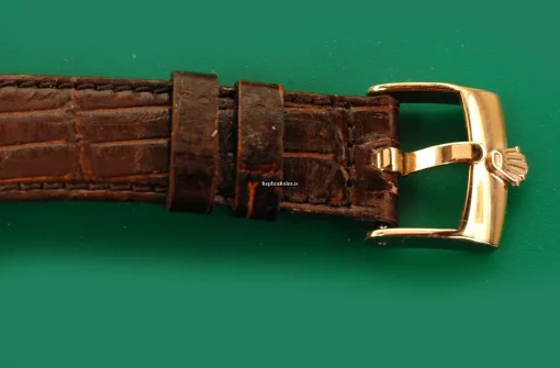 Fabulous Fake Rolex Bubble Back 5050 Automatic Movement 32x38mm Rose Gold Case Mens/unisex Watch - Image 7