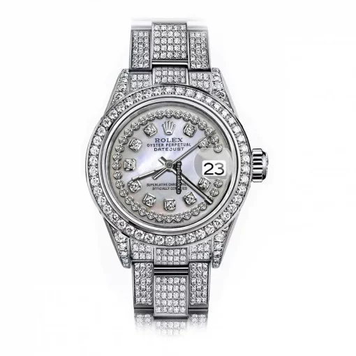 Fantastic Fake Rolex Oyster Perpetual Lady Date 69160 Automatic Movement 26mm Steel Case Womens Watch