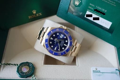 Cool Replica Rolex Submariner 126618lb Caliber 3235 Automatic Movement 41mm Yellow Gold Case Mens/unisex Watch - Image 7