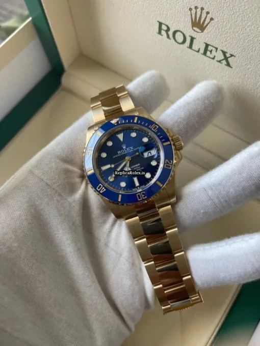 Cool Replica Rolex Submariner 126618lb Caliber 3235 Automatic Movement 41mm Yellow Gold Case Mens/unisex Watch - Image 8