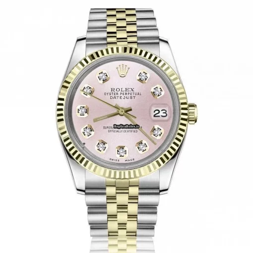 Excellent Replica Rolex Lady-datejust 68274 Automatic Movement 31mm Gold/steel Case Womens Watch