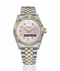 Cool Replica Rolex Lady-datejust 69173 Automatic Movement 26mm Gold/steel Case Womens Watch