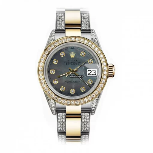 Terrific Replica Rolex Datejust 16013 Automatic Movement 36mm Gold/steel Case Mens/unisex Watch