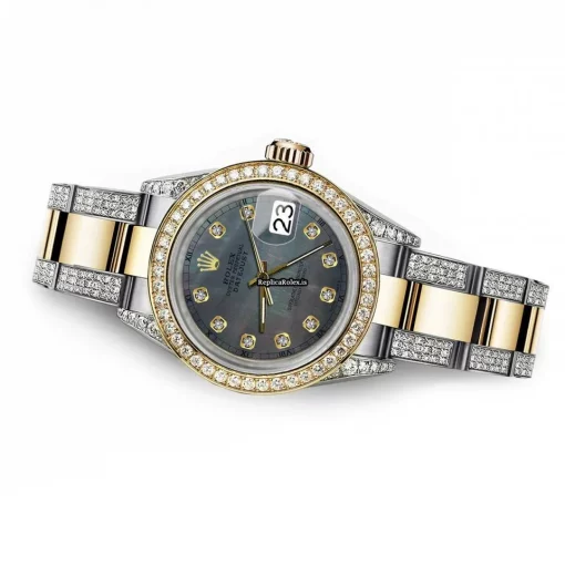 Terrific Replica Rolex Datejust 16013 Automatic Movement 36mm Gold/steel Case Mens/unisex Watch - Image 4