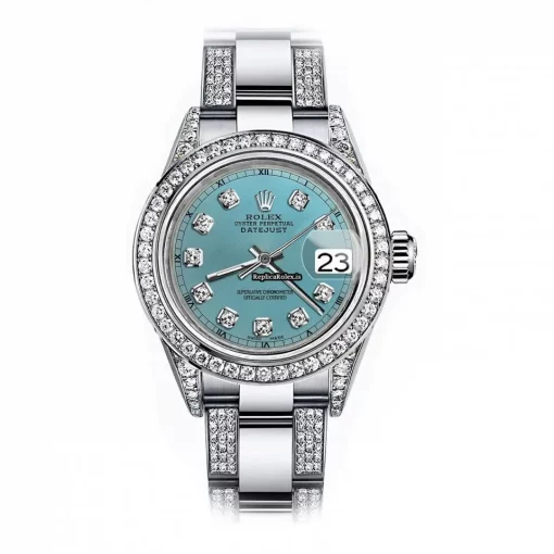 Durable Replica Rolex Oyster Perpetual Lady Date 69160 Automatic Movement 26mm Steel Case Womens Watch
