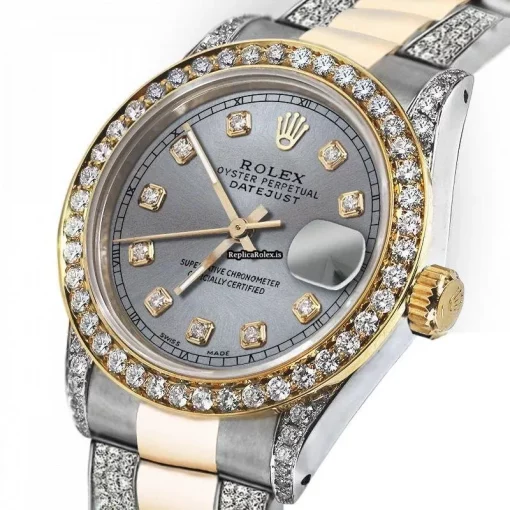 Top Fake Rolex Datejust 16013 Automatic Movement 36mm Gold/steel Case Mens/unisex Watch - Image 2