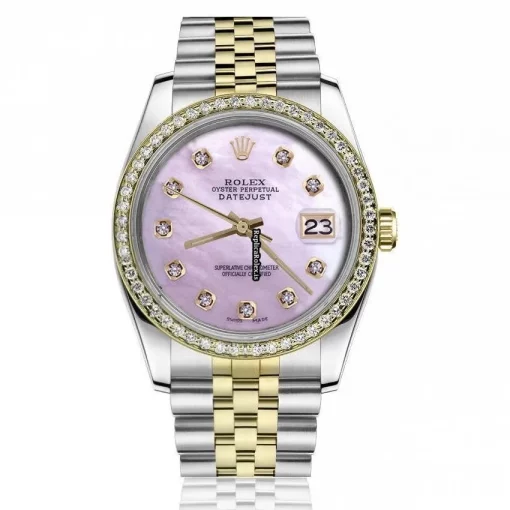 Fabulous Replica Rolex Lady-datejust 69173 Automatic Movement 26mm Gold/steel Case Womens Watch