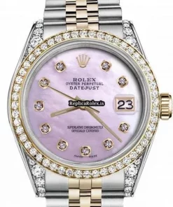 Design Replicas Rolex Datejust 16013 Automatic Movement 36mm Gold/steel Case Mens/unisex Watch
