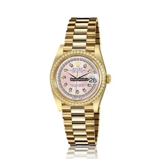 Defect Clone Rolex Datejust 68278 Automatic Movement Womens Watch - Image 2