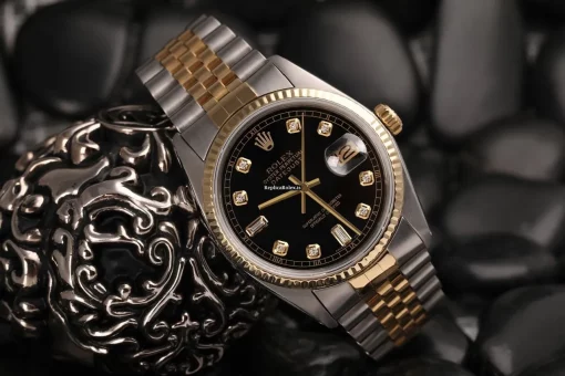 Incredible Replica Rolex Datejust 16013 Automatic Movement 36mm Gold/steel Case Mens/unisex Watch - Image 3