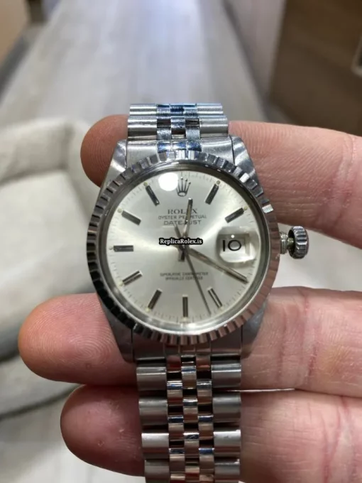 Trustworthy Knockoff Rolex Datejust 16030 Caliber 3035 Automatic Movement 36x44mm Steel Case Mens/unisex Watch - Image 5