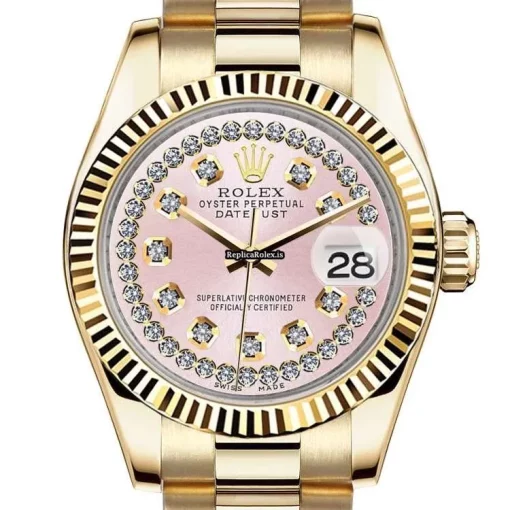 Lovely Replica Rolex Datejust 68278 Automatic Movement Womens Watch