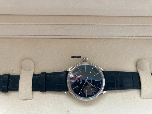 Recommend Replica Rolex Cellini Time 50509 Caliber 3132 Automatic Movement 39mm White Gold Case Mens/unisex Watch - Image 3