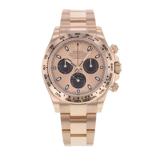 Cheap Fake Rolex Daytona Caliber 4130 Automatic Movement 40mm Rose Gold Case Mens/unisex Watch