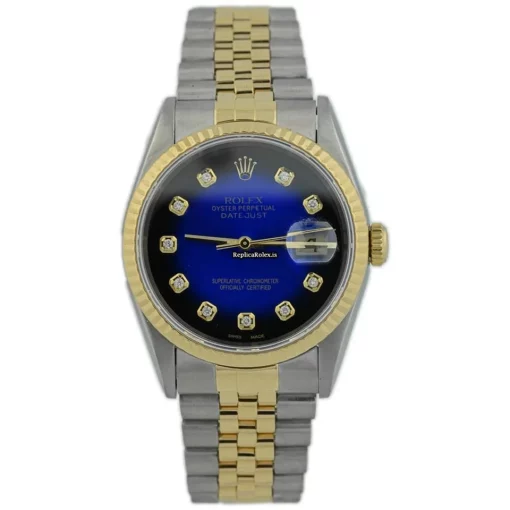 Luxury Replicas Rolex Datejust 16233 Caliber 3135 Automatic Movement 36mm Gold/steel Case Mens/unisex Watch
