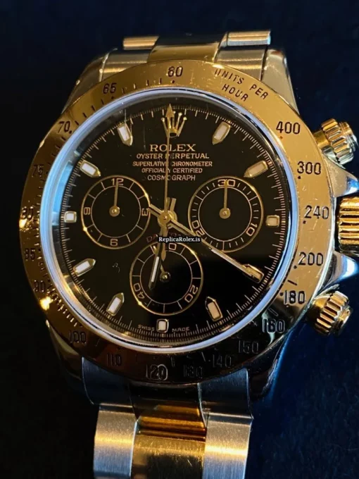 Wonderful Replica Rolex Daytona 116523 Caliber 4130 Automatic Movement 40mm Gold/steel Case Mens/unisex Watch