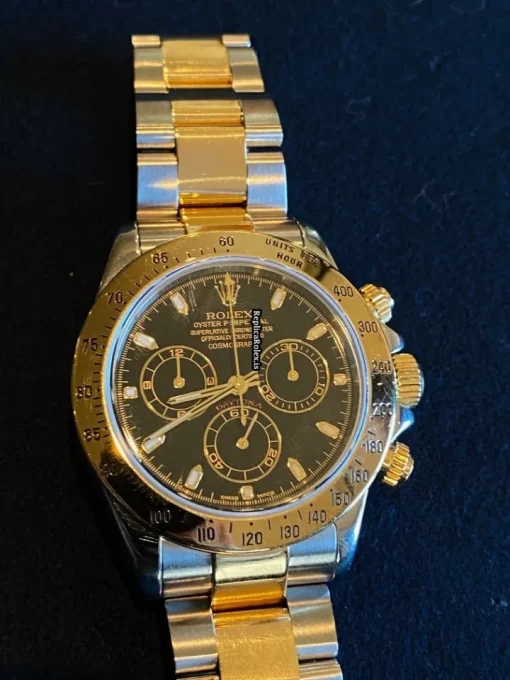 Wonderful Replica Rolex Daytona 116523 Caliber 4130 Automatic Movement 40mm Gold/steel Case Mens/unisex Watch - Image 3