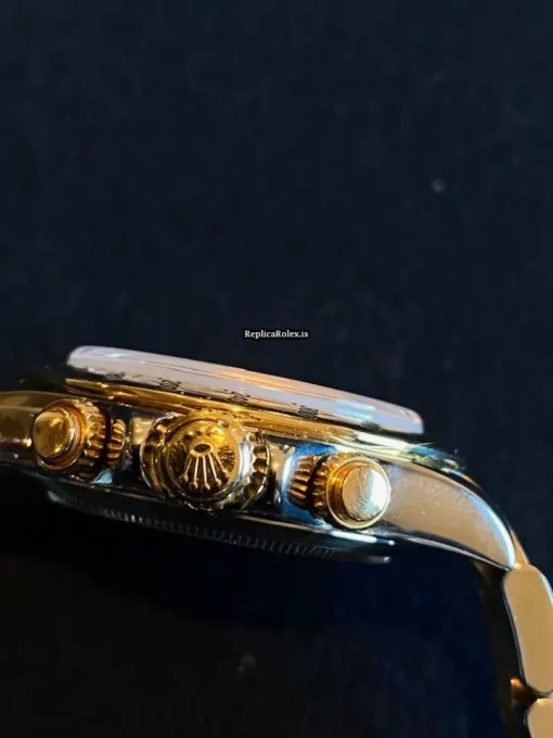 Wonderful Replica Rolex Daytona 116523 Caliber 4130 Automatic Movement 40mm Gold/steel Case Mens/unisex Watch - Image 4