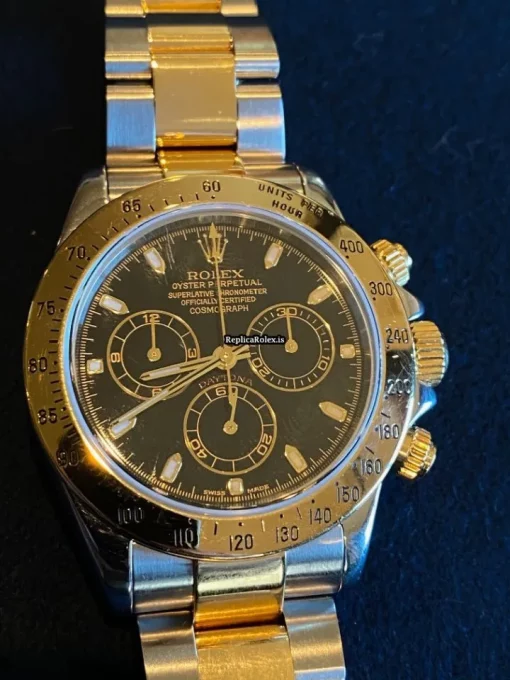 Wonderful Replica Rolex Daytona 116523 Caliber 4130 Automatic Movement 40mm Gold/steel Case Mens/unisex Watch - Image 9