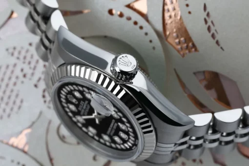 Durable Replica Rolex Oyster Perpetual Lady Date 69160 Automatic Movement 26mm Steel Case Womens Watch - Image 3