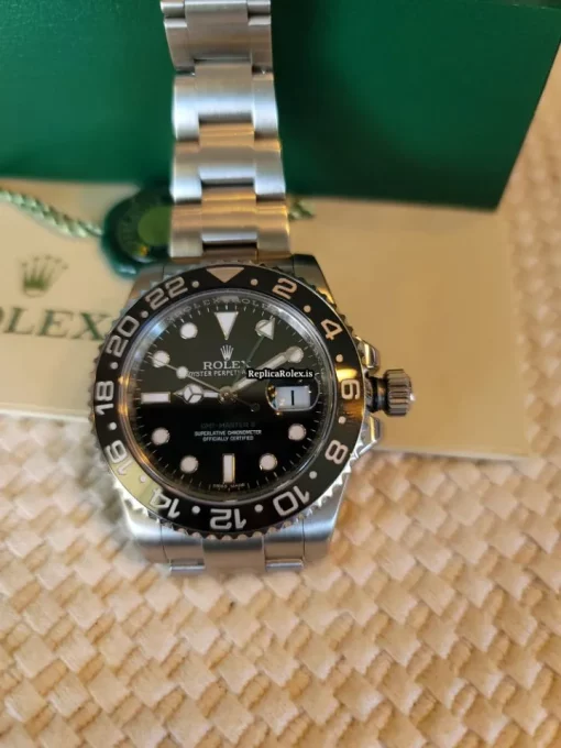 Affordable Replica Rolex Gmt-master II 116710ln Caliber 3186 Automatic Movement 40mm Steel Case Mens/unisex Watch - Image 10