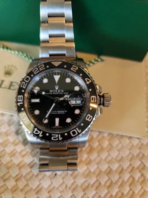 Affordable Replica Rolex Gmt-master II 116710ln Caliber 3186 Automatic Movement 40mm Steel Case Mens/unisex Watch - Image 11