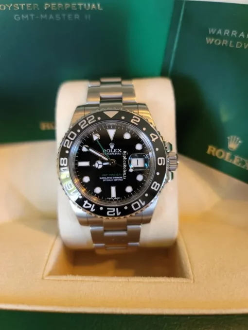 Affordable Replica Rolex Gmt-master II 116710ln Caliber 3186 Automatic Movement 40mm Steel Case Mens/unisex Watch - Image 3