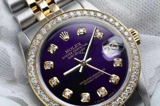 Unique Replica Rolex Lady-datejust 68273 Automatic Movement 31mm Gold/steel Case Womens Watch