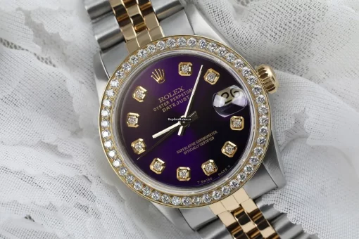 Unique Replica Rolex Lady-datejust 68273 Automatic Movement 31mm Gold/steel Case Womens Watch - Image 5