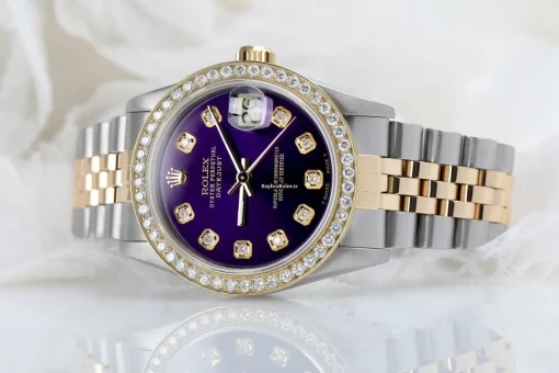Unique Replica Rolex Lady-datejust 68273 Automatic Movement 31mm Gold/steel Case Womens Watch - Image 6