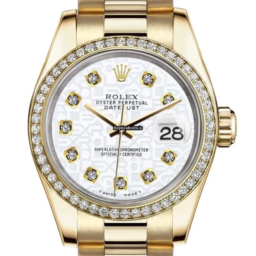Lovely Replica Rolex Datejust 68278 Automatic Movement Womens Watch