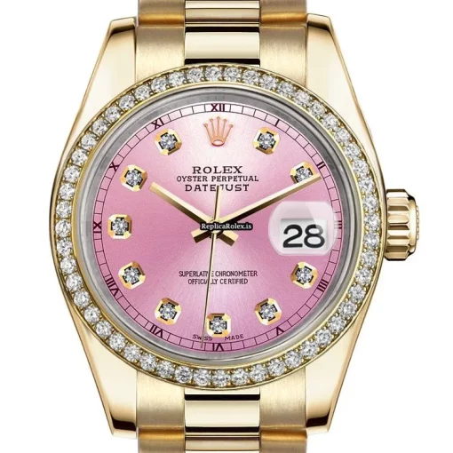 Cool Replica Rolex Datejust 68278 Automatic Movement Womens Watch