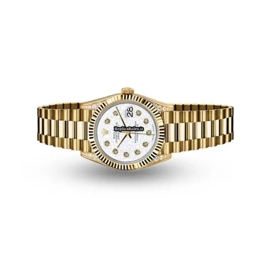 Trustworthy Fake Rolex Lady-datejust 6917 Automatic Movement Womens Watch - Image 5