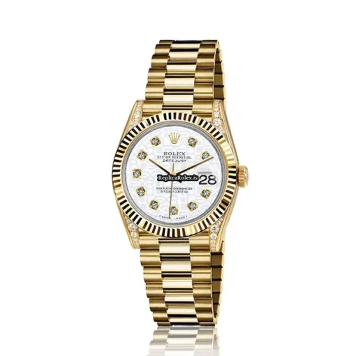 Inexpensive Replica Rolex Datejust 68278 Automatic Movement Womens Watch - Image 2