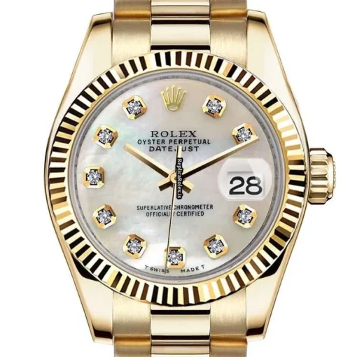 Pleasing Fake Rolex Datejust 68278 Automatic Movement Womens Watch
