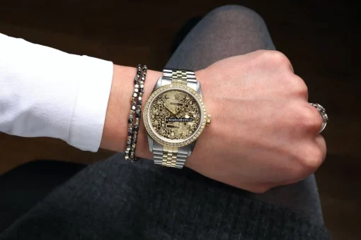 Remarkable Fake Rolex Datejust 16013 Automatic Movement 36mm Gold/steel Case Mens/unisex Watch - Image 5