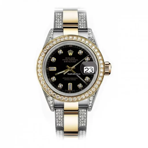 Top Fake Rolex Datejust 16013 Automatic Movement 36mm Gold/steel Case Mens/unisex Watch