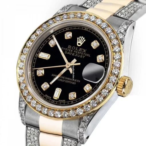 Top Fake Rolex Datejust 16013 Automatic Movement 36mm Gold/steel Case Mens/unisex Watch - Image 2