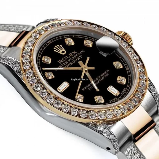 Top Fake Rolex Datejust 16013 Automatic Movement 36mm Gold/steel Case Mens/unisex Watch - Image 3