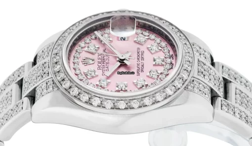 Ideal Fake Rolex Lady-datejust 179160 Caliber 2235 Automatic Movement 26mm Steel Case Womens Watch - Image 10