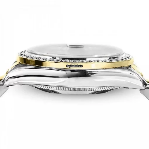 Pleasing Replica Rolex Lady-datejust 69173 Automatic Movement 26mm Gold/steel Case Womens Watch - Image 5