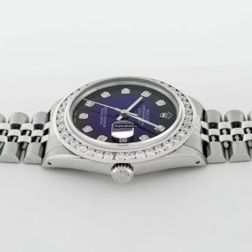 Luxury Fake Rolex Datejust Caliber 3035 Automatic Movement 36mm Steel Case Mens/unisex Watch - Image 8